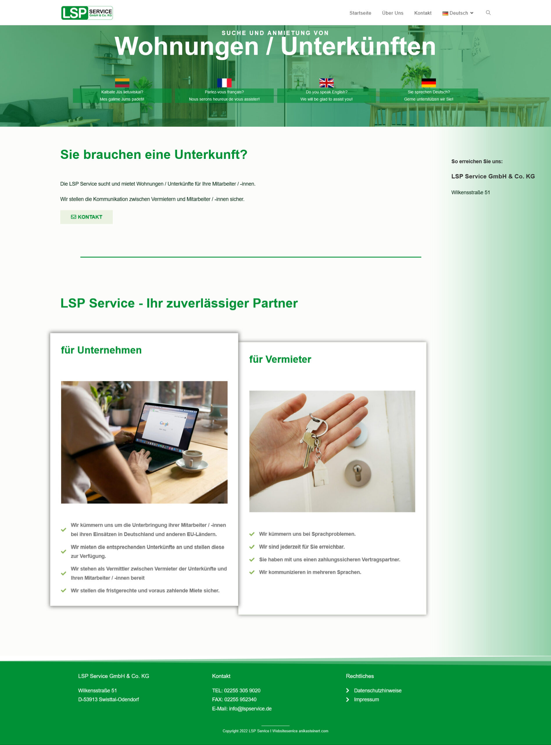 Referenz LSP Webdesign