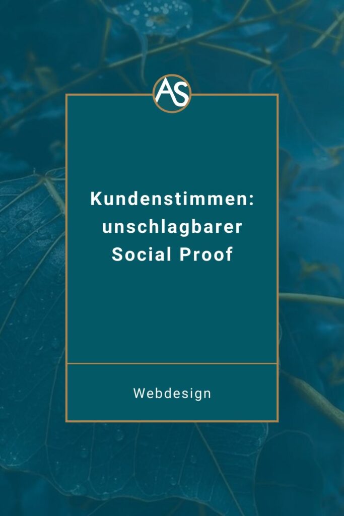 Kundenstimmen: unschlagbarer Social Proof